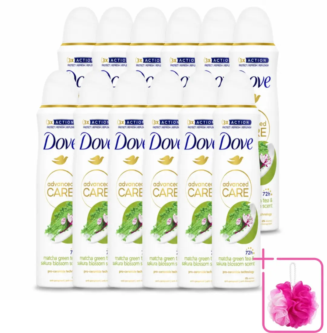 12 x Dove Deodorant Spray