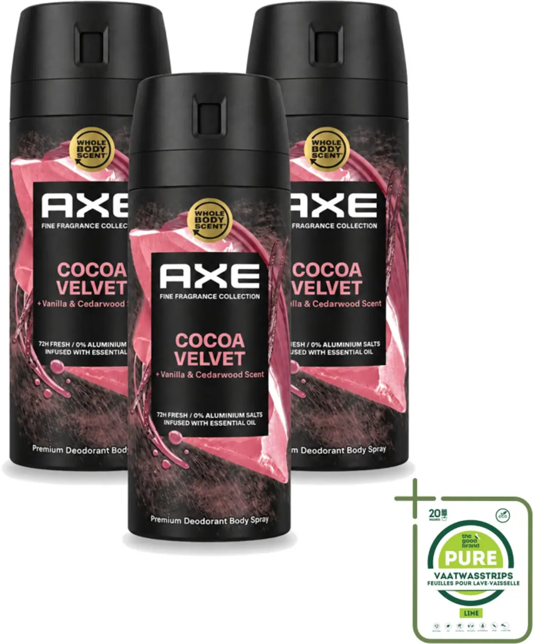 3 x Axe