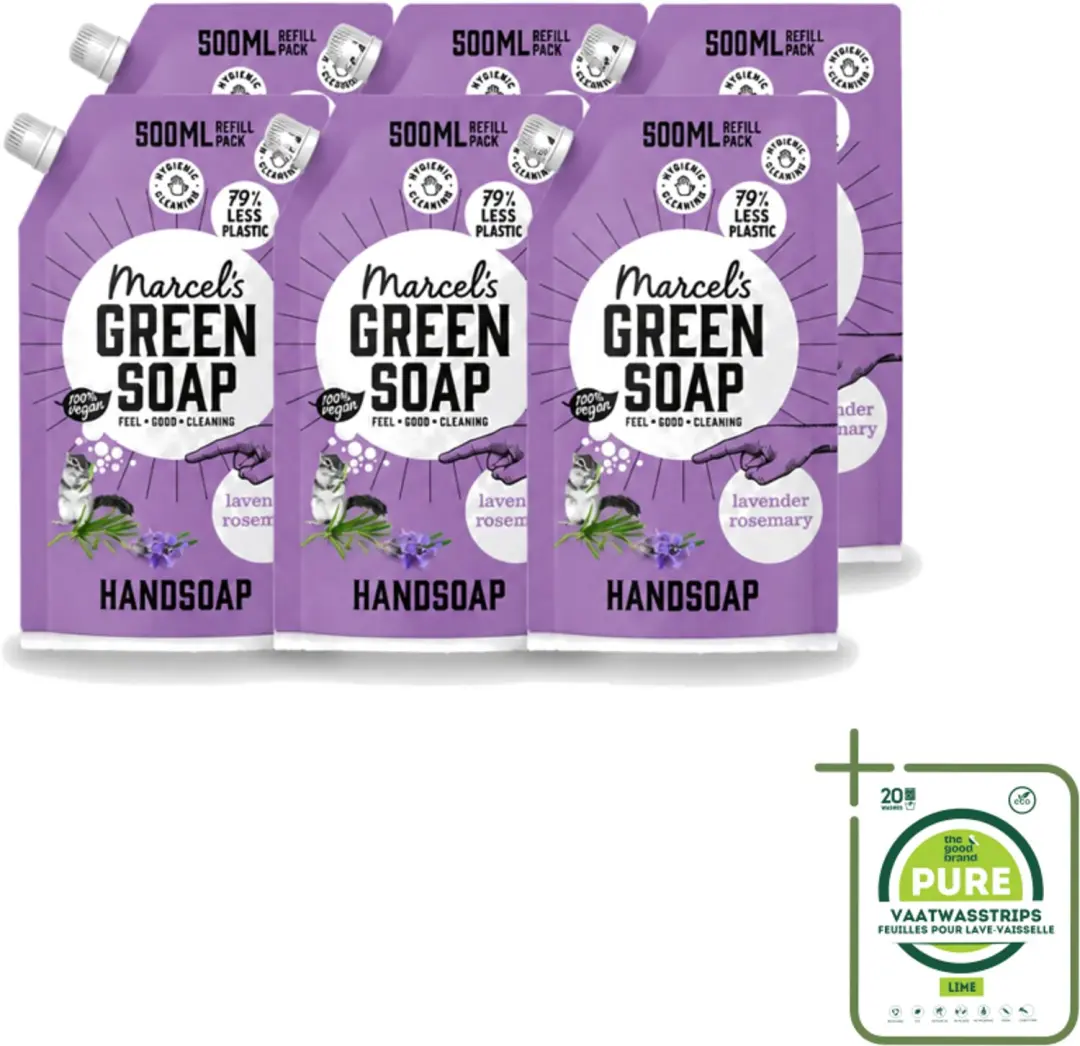 6 x Marcel’s Green Soap