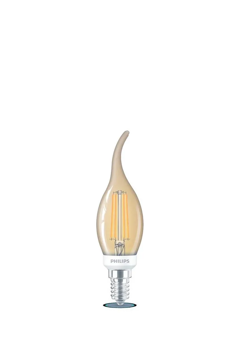 Philips Vintage LED E14 5W - Warm Wit 2000K - Helder Glas