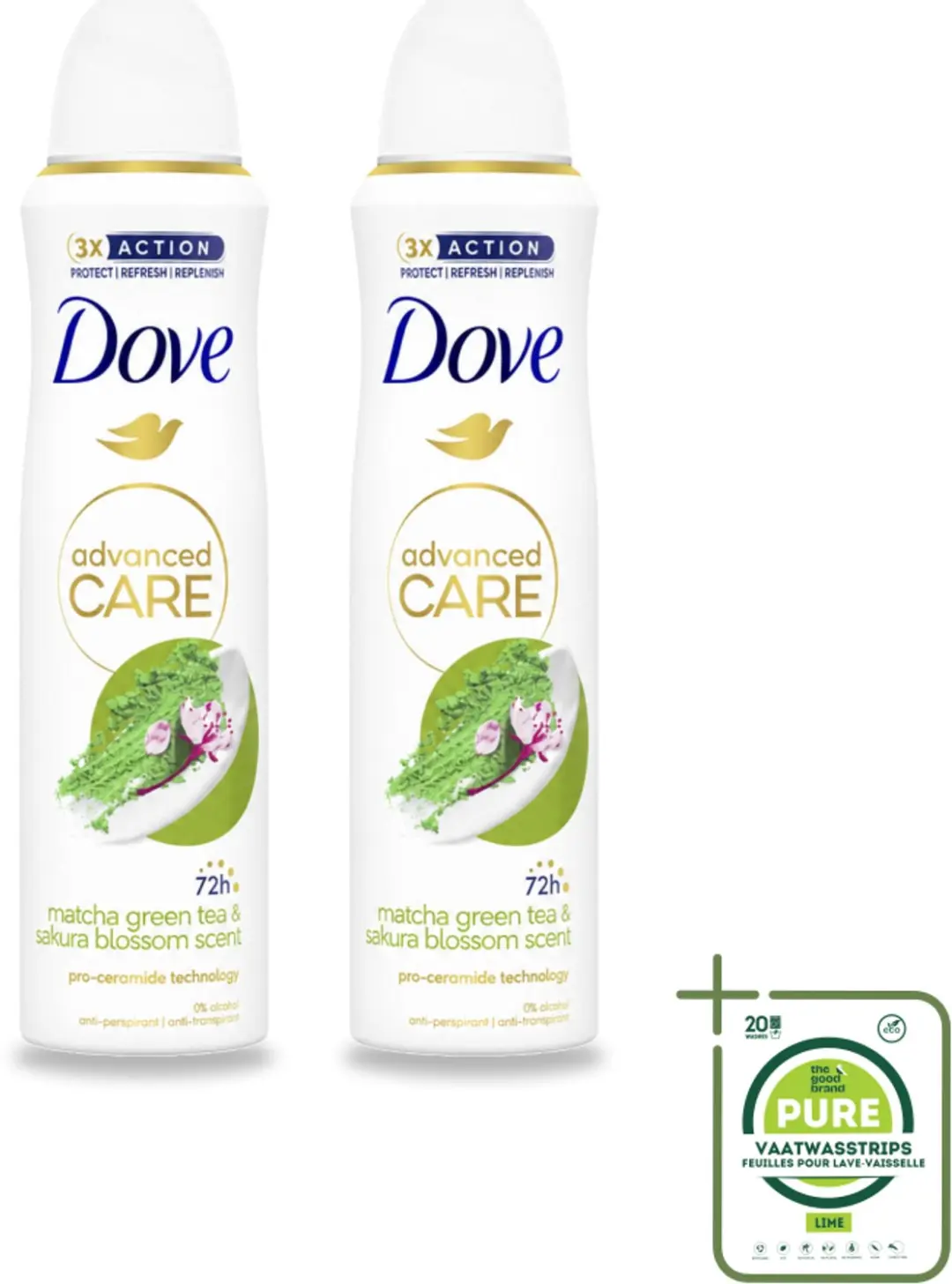 2 x Dove Deodorant Spray