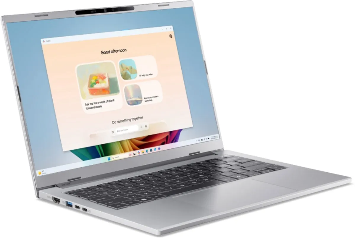Acer Aspire 14 AI A14-53M-72KA Laptop 14" OLED - 16GB 512GB SSD - Zilver