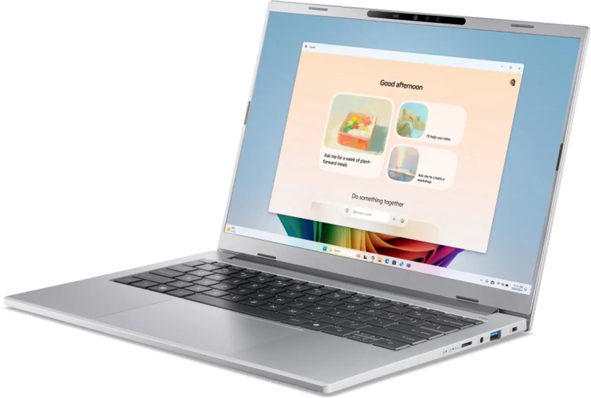 Acer Aspire 14 AI A14-53M-72KA Laptop 14" OLED - 16GB 512GB SSD - Zilver