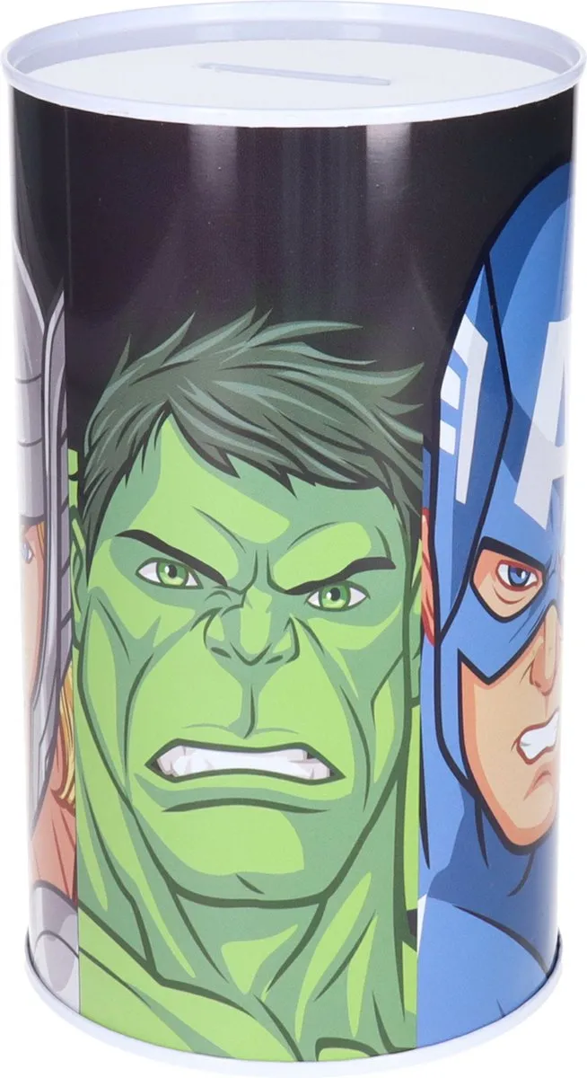 Marvel Avengers Spaarpot Metaal - 10x17cm - Kleurenmix