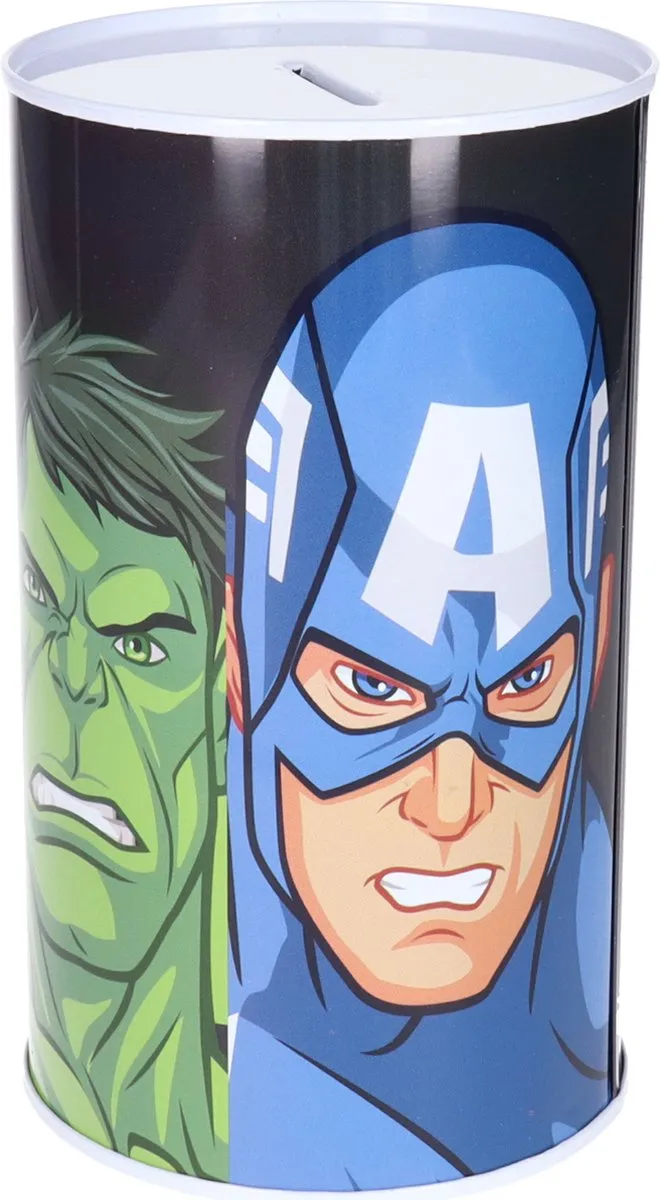 Marvel Avengers Spaarpot Metaal - 10x17cm - Kleurenmix