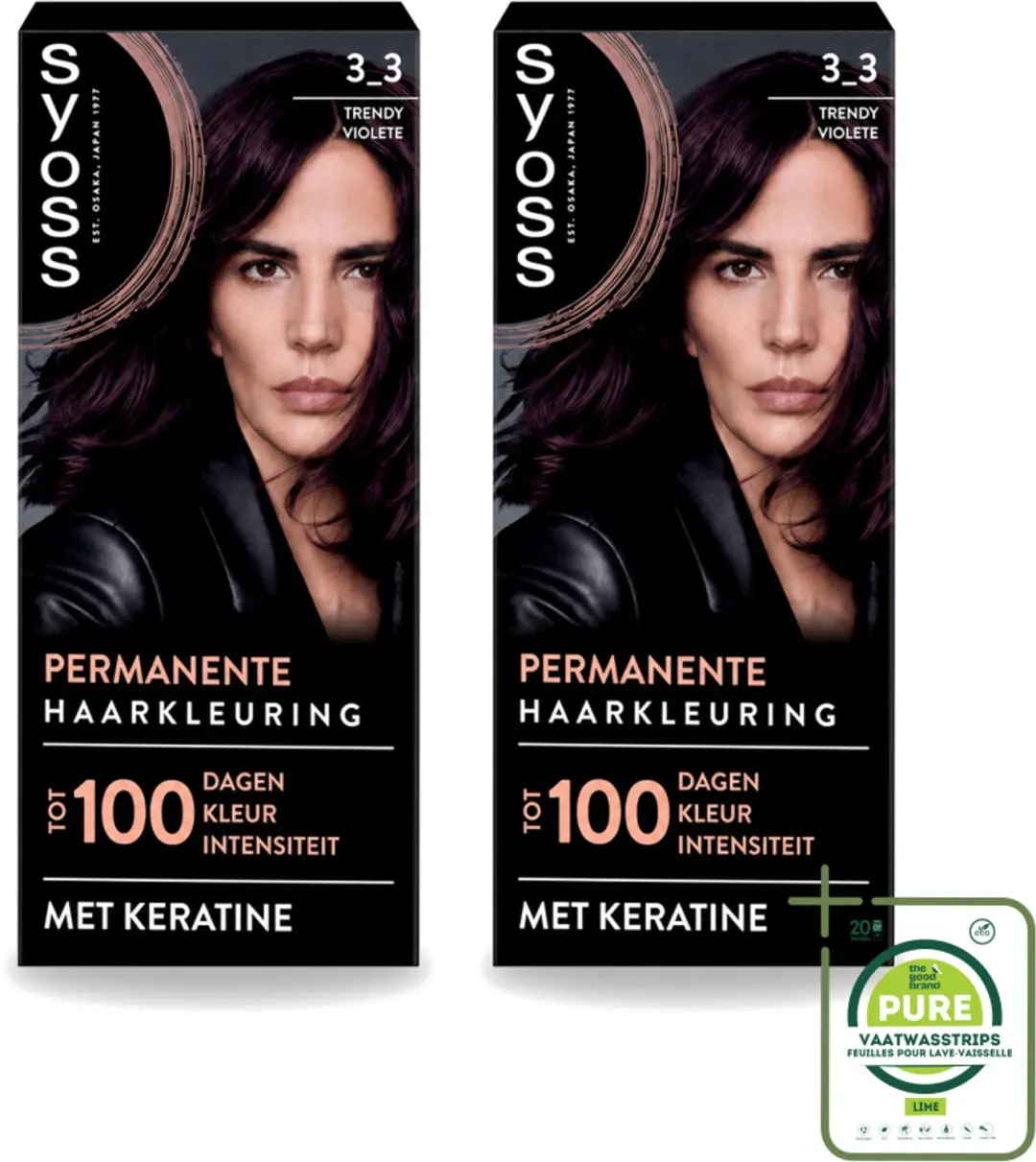 2 x SYOSS Permanent Coloration 3-3