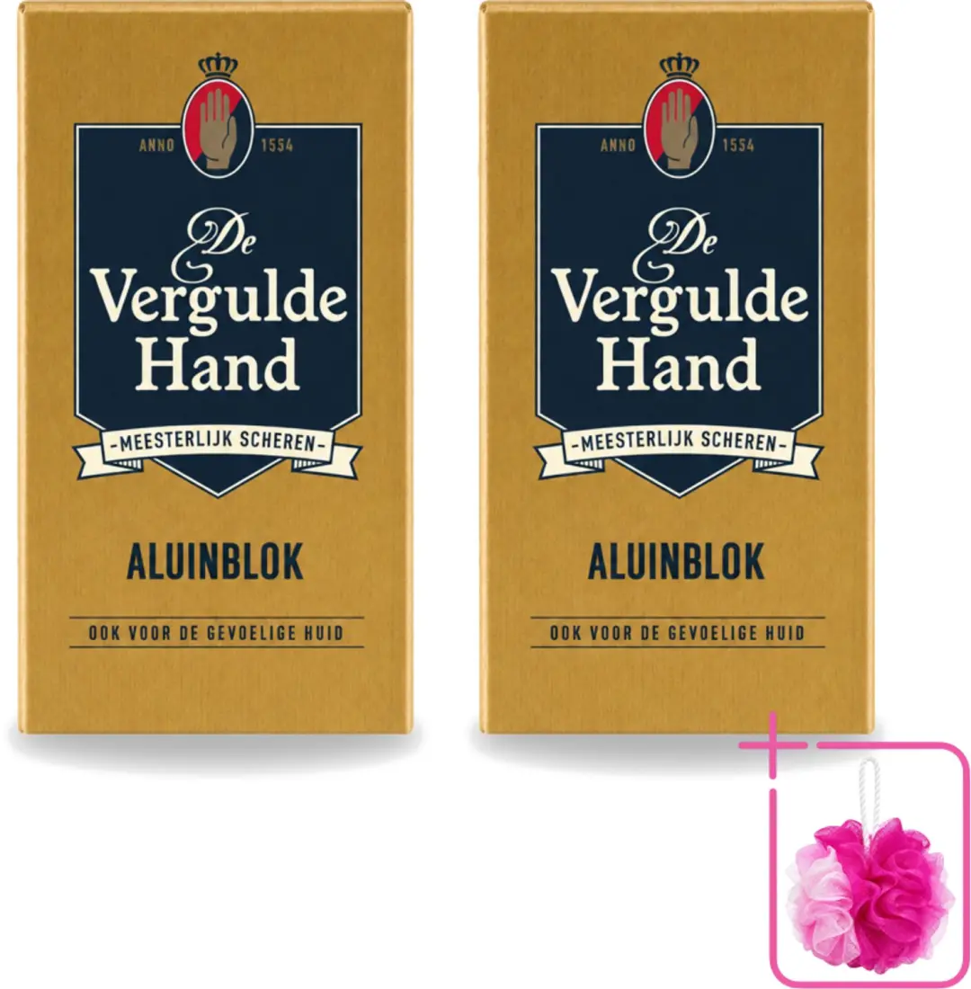 2 x Vergulde Hand