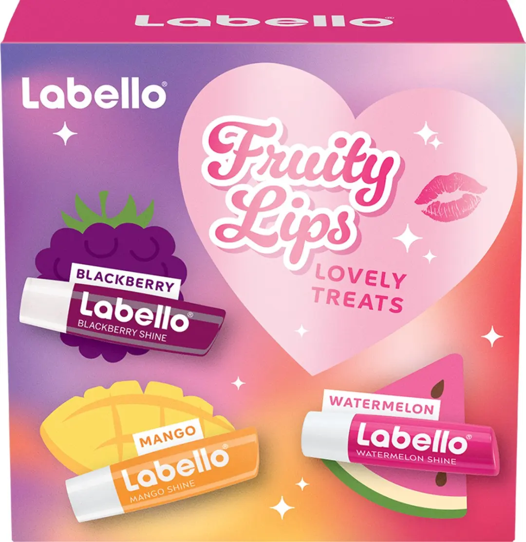 Labello Fruity Lips geschenkset vrouwen