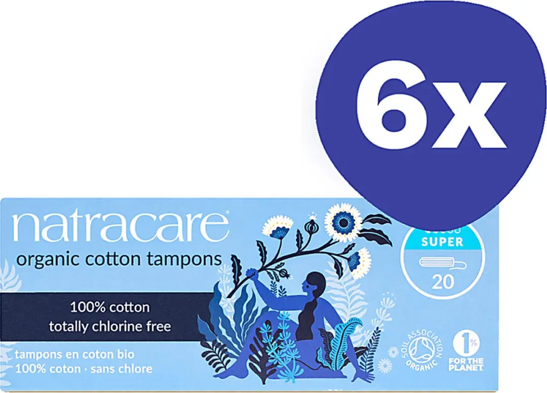 Natracare Tampons van Biologisch Katoen