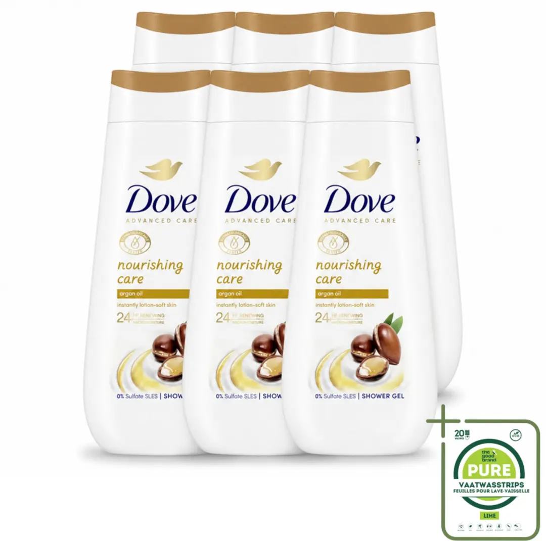 6 x Dove Douchecrème