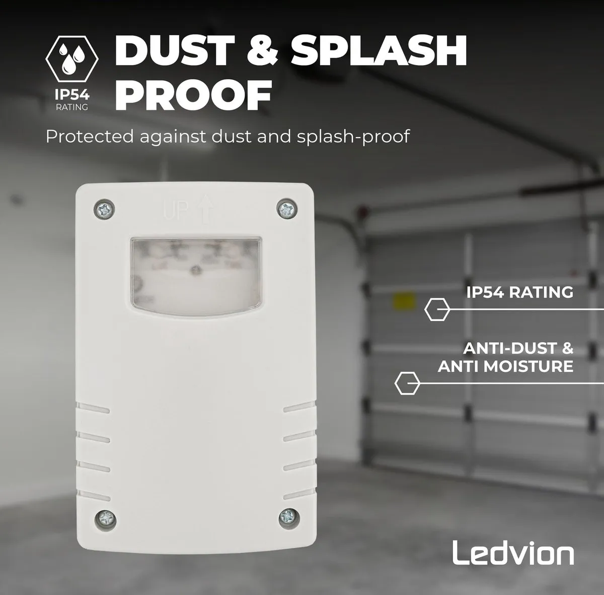 Ledvion Schemerschakelaar 1200W Wit - IP54