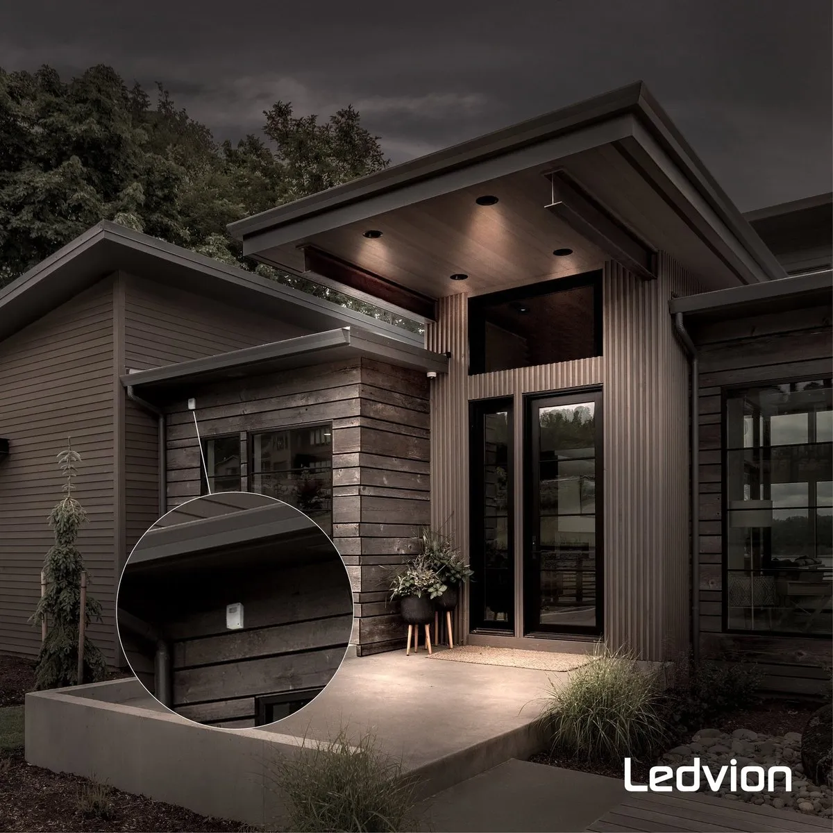 Ledvion Schemerschakelaar 1200W Wit - IP54
