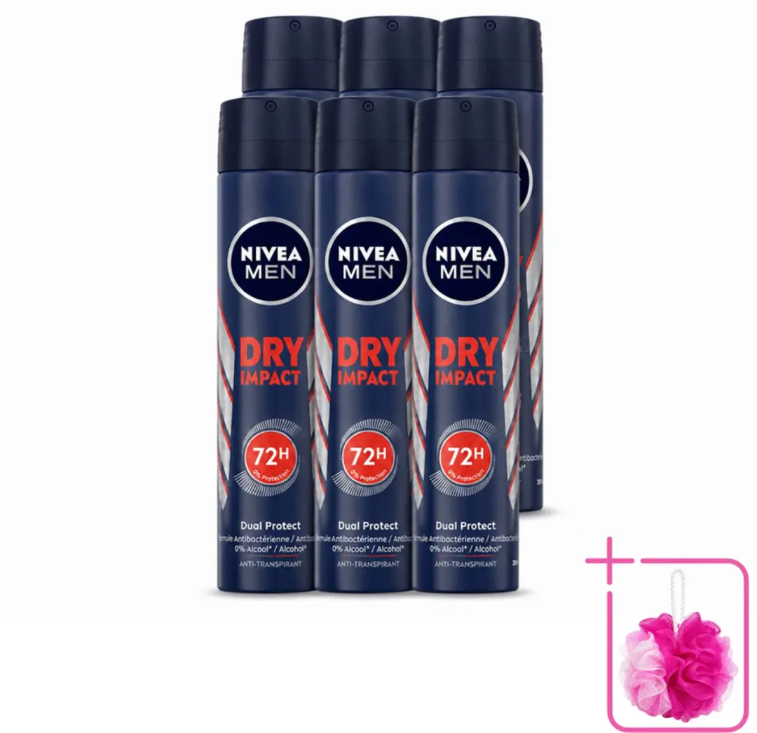 6 x NIVEA MEN