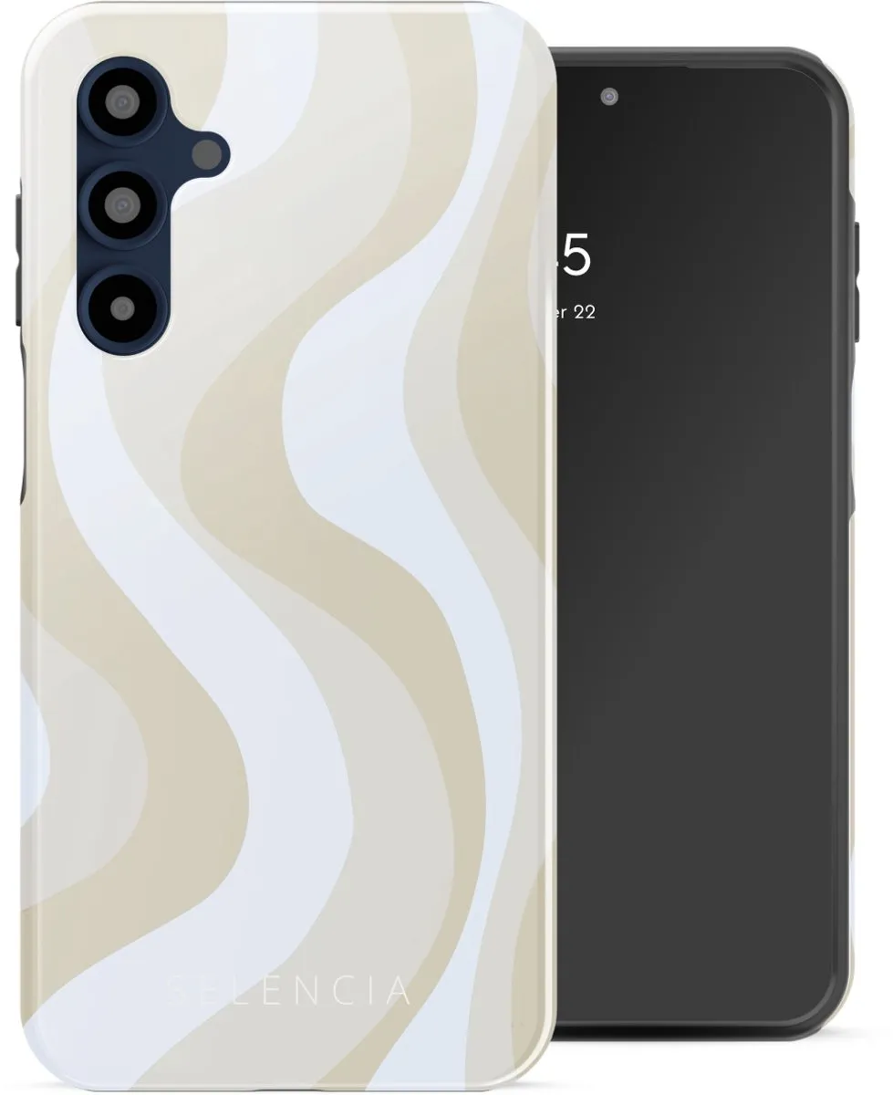 Selencia Hoesje Samsung Galaxy A16 Desert Waves Beige