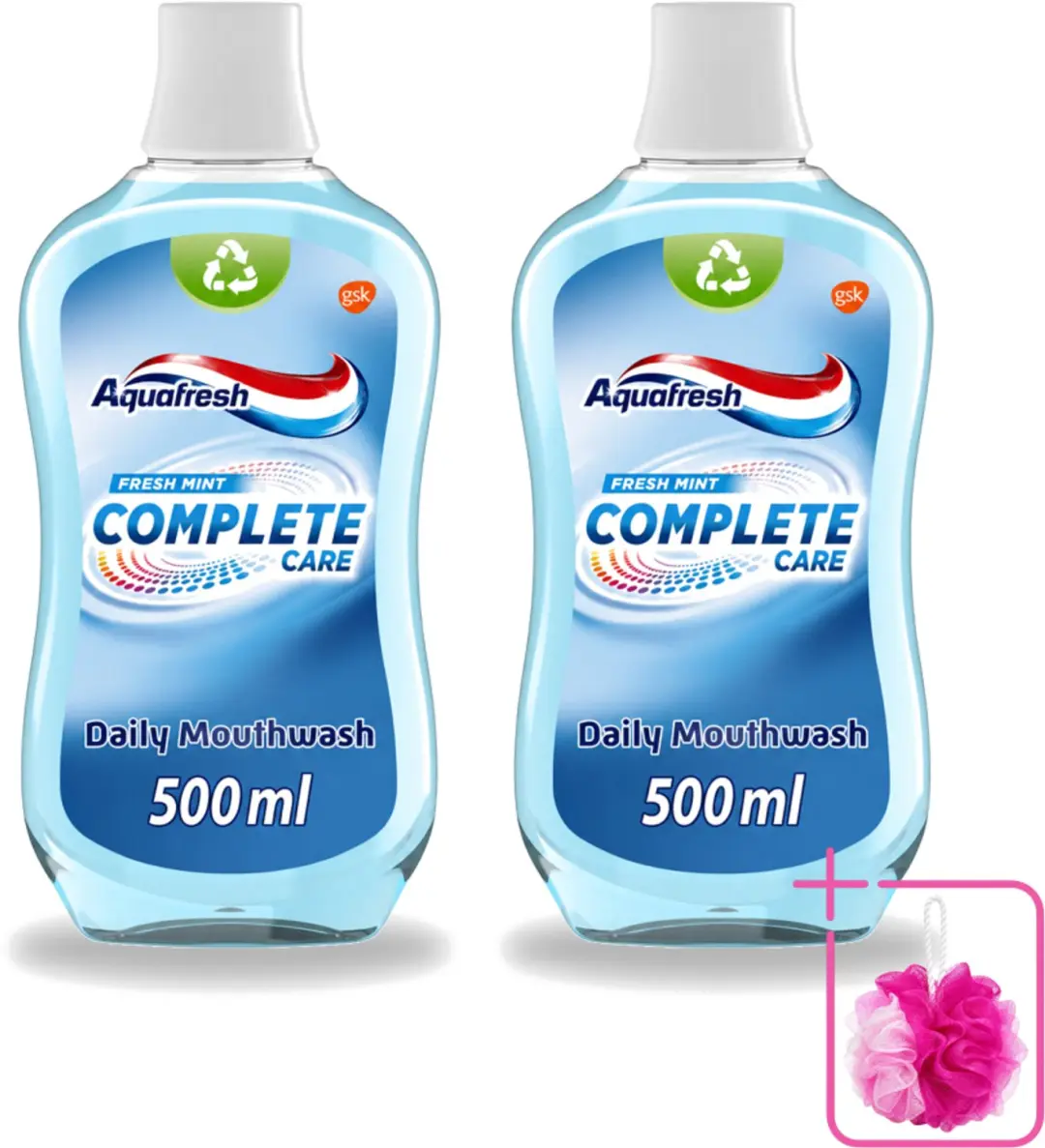 2 x Aquafresh Complete Care Mondwater