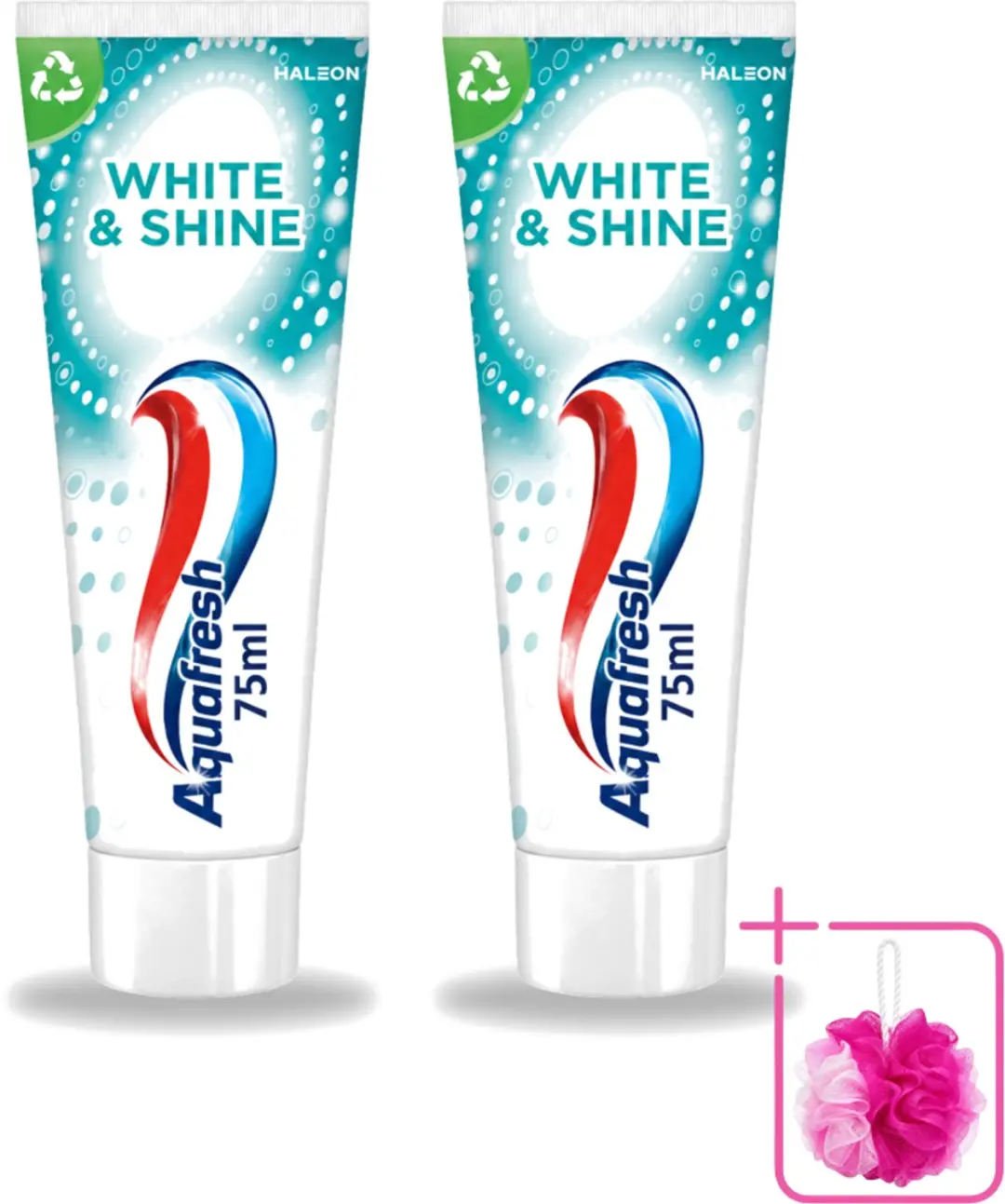 2 x Aquafresh White & Shine