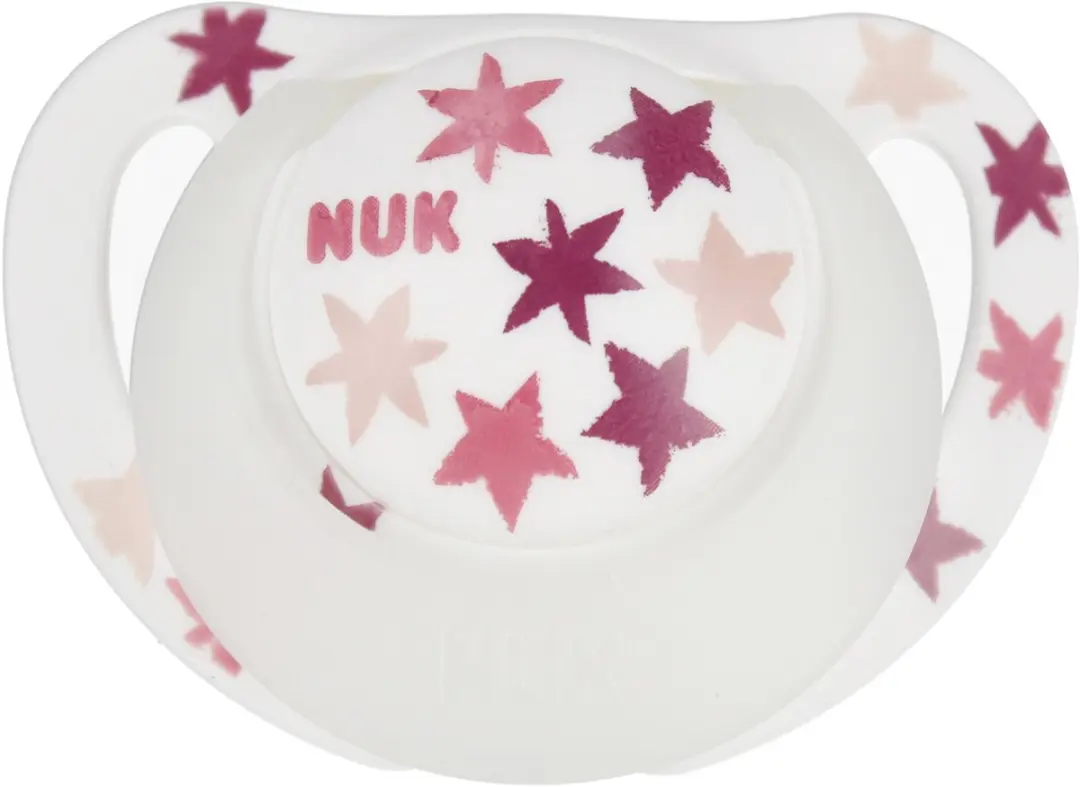 NUK Starlight Night Smak Smak 6-18 m Roze Siliconen