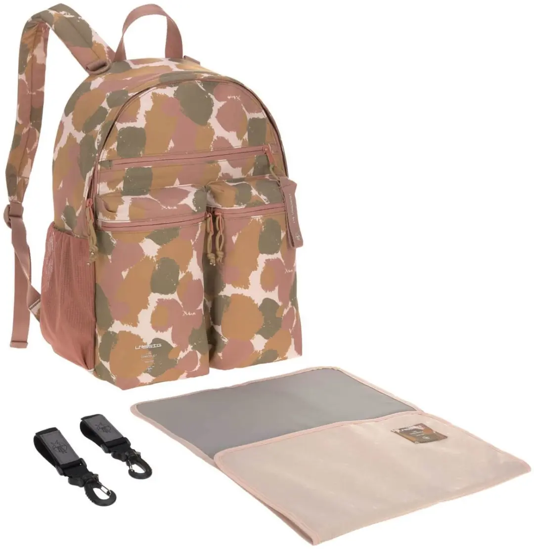Lässig Luiertas Rugzak Casual Urban Backpack Tinted Spots Bruine Veelkleurig