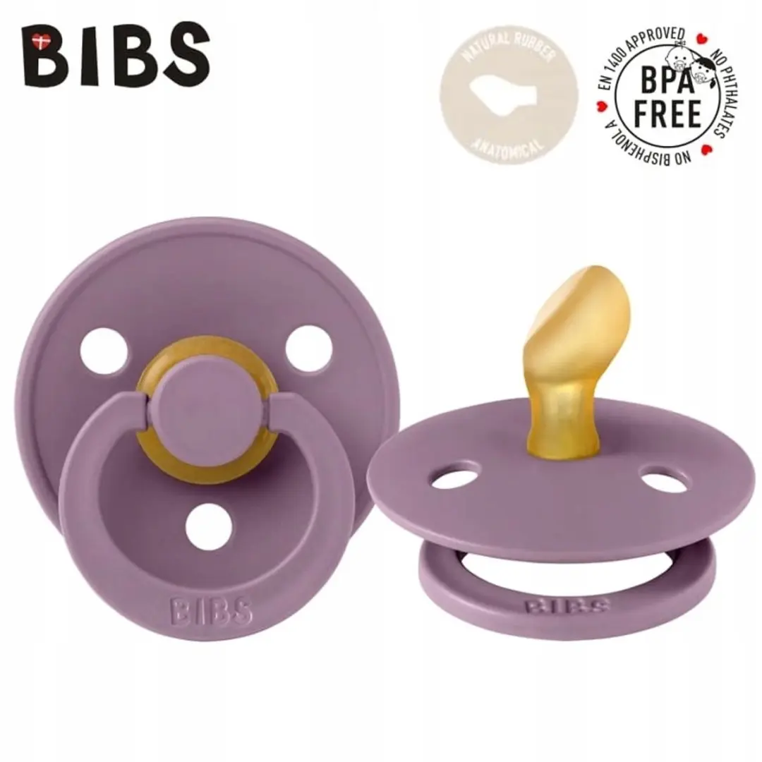 BIBS Anatomische Speen Mauve S (0-6 maanden)
