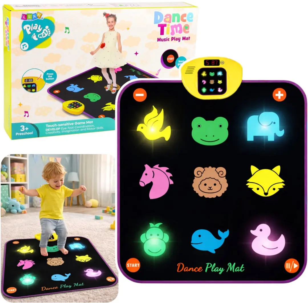 Lean Toys Dierlijke Muzikale Dansmat