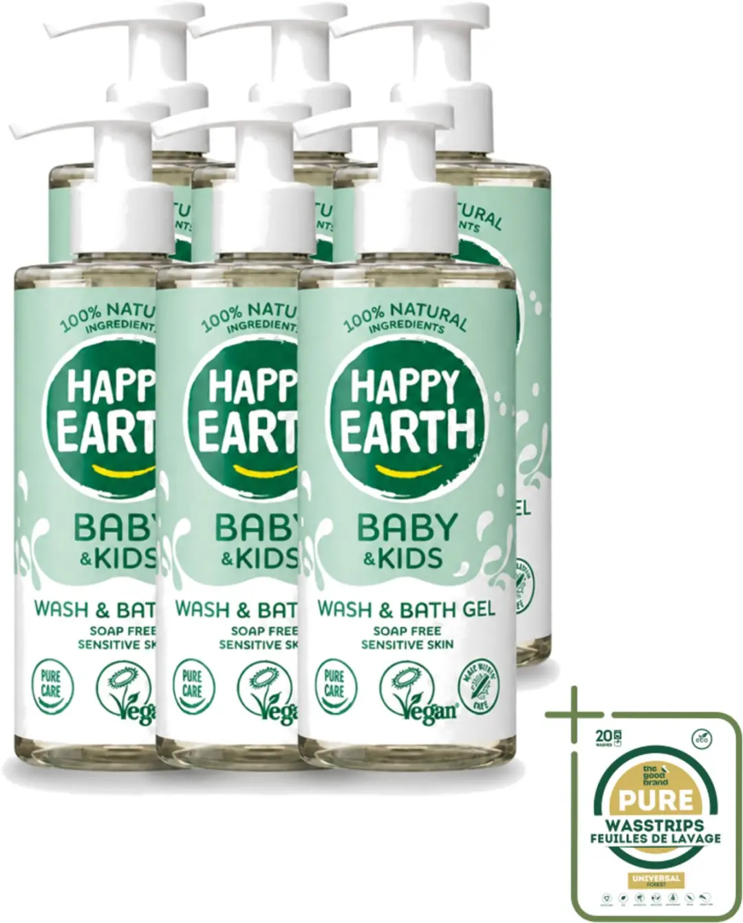 6 x Happy Earth