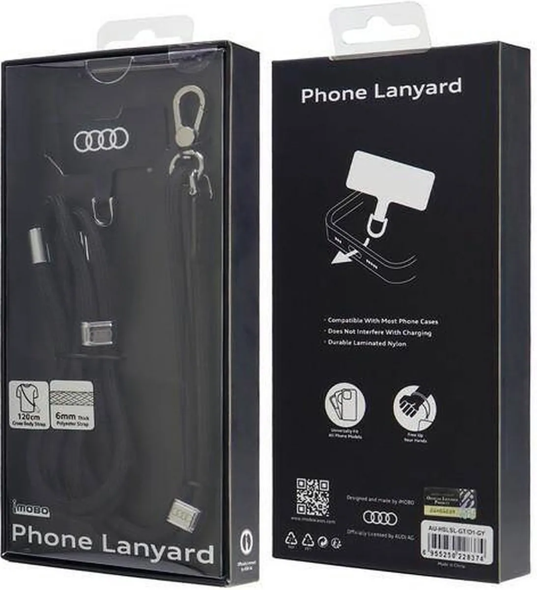 Audi Universele Telefoonkoord - Zwart - afbeelding 4 van 6
