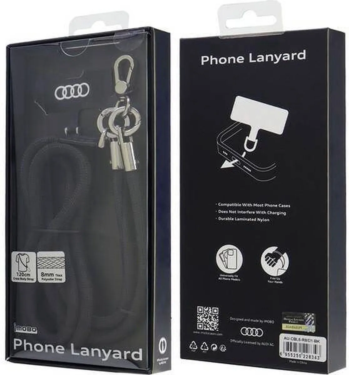 Audi Universele Telefoonkoord - Zwart - afbeelding 3 van 6