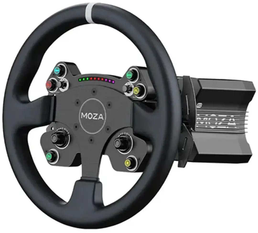 MOZA Racing R12 V2 + CS V2P Steering Wheel Bundle