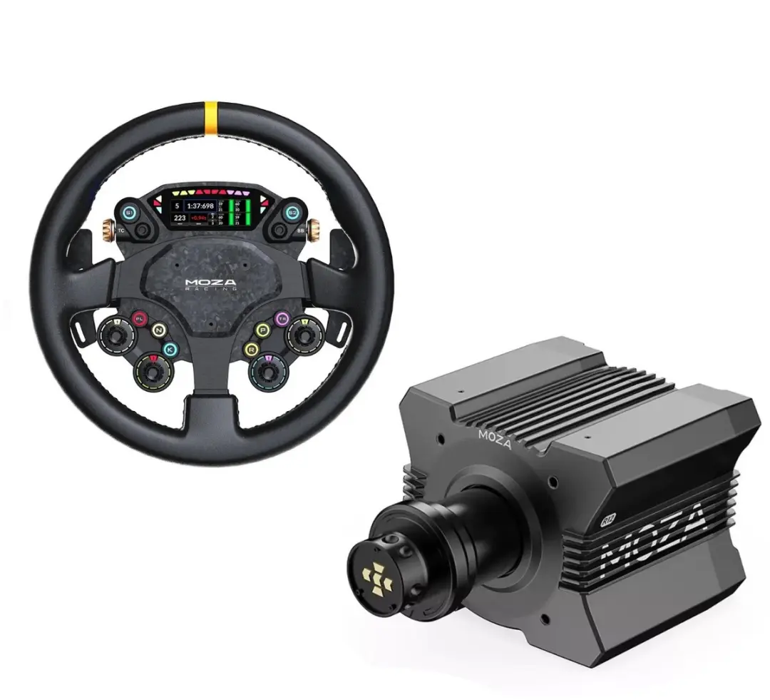 MOZA R12 V2 Direct Drive Wheelbase + MOZA CS Pro Stuur Bundle
