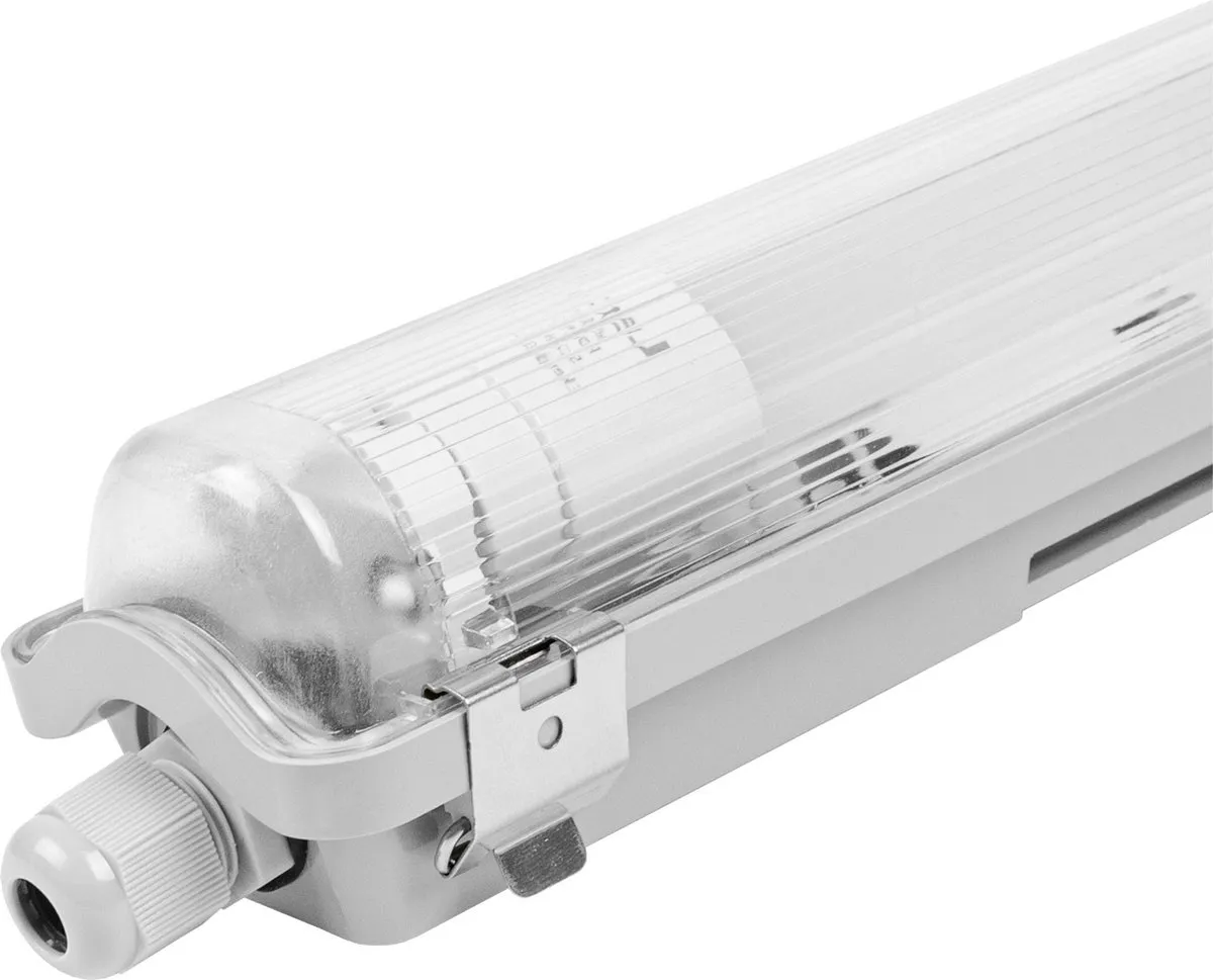 Ledvion LED Armatuur 60cm Clips IP65 - 24W - Grijs
