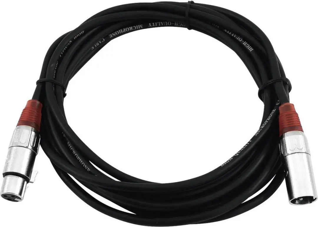 Omnitronic XLR Kabel 5m 3-pins - Zwart - afbeelding 4 van 5
