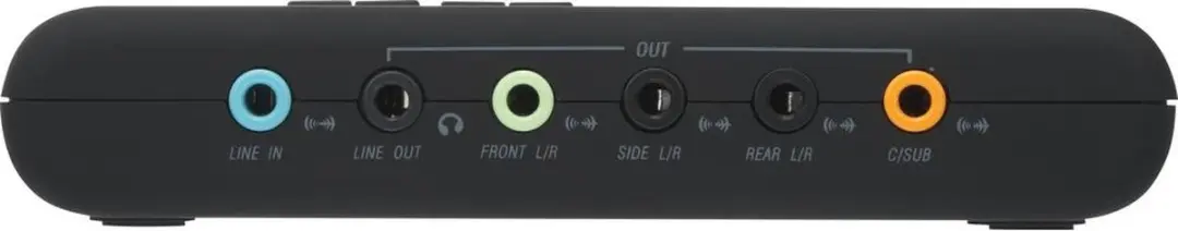 Renkforce RF-4355800 Externe Geluidskaart 7.1 - Zwart - afbeelding 2 van 6
