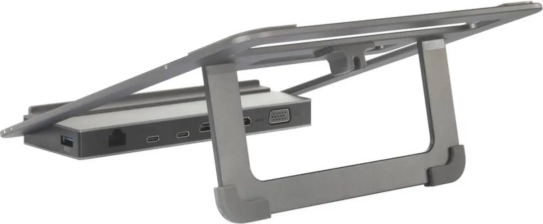 Renkforce RF-5239194 USB-C Laptopdockingstation - Grijs - afbeelding 2 van 4