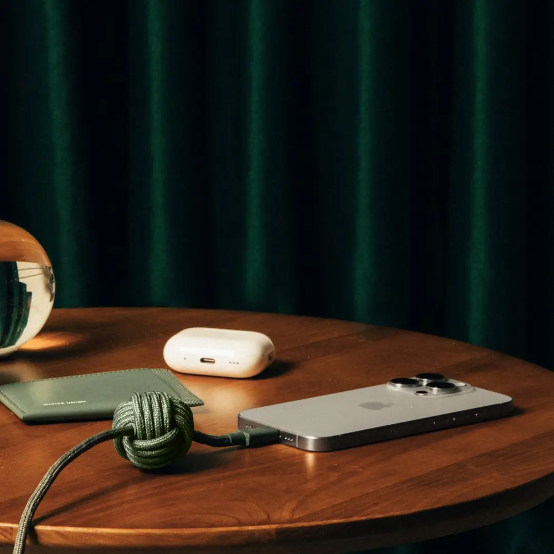 Native Union Anchor USB-C Kabel 3m - Groen