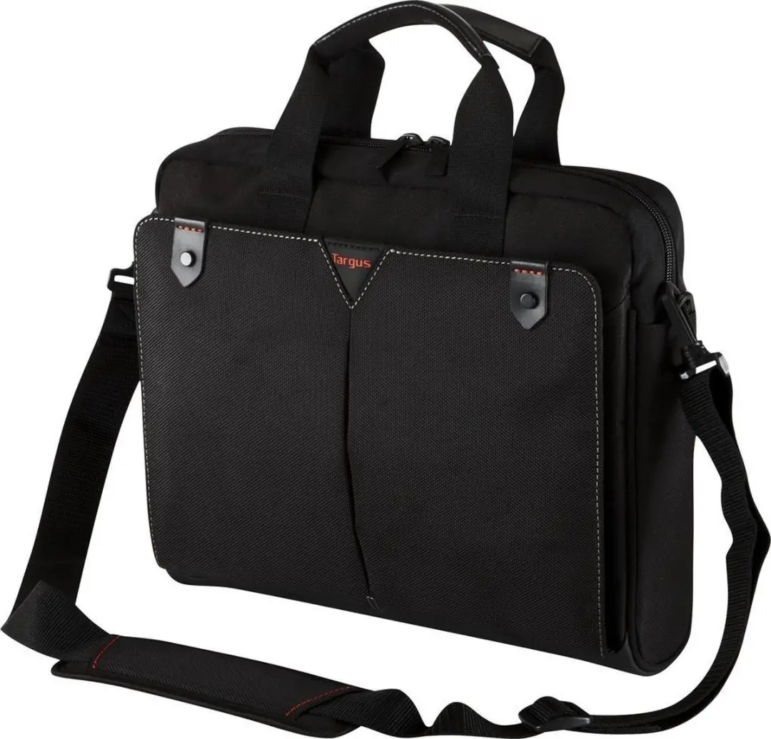 Targus Classic+ Laptoptas / 13-14,1 Inch / Zwart/Rood