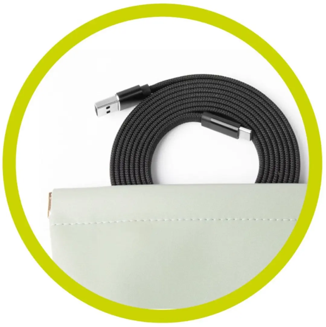 Mobile Origin Magnetische USB-A naar USB-C Kabel 1M - Zwart