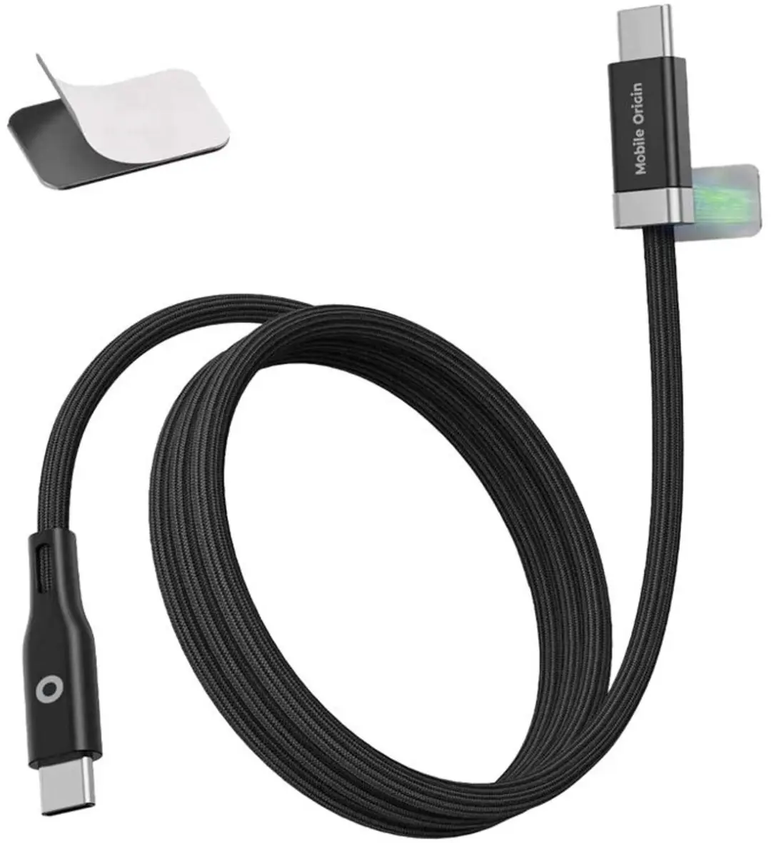 Mobile Origin 60W Magnetic USB-C Kabel 1,5m - Transparent