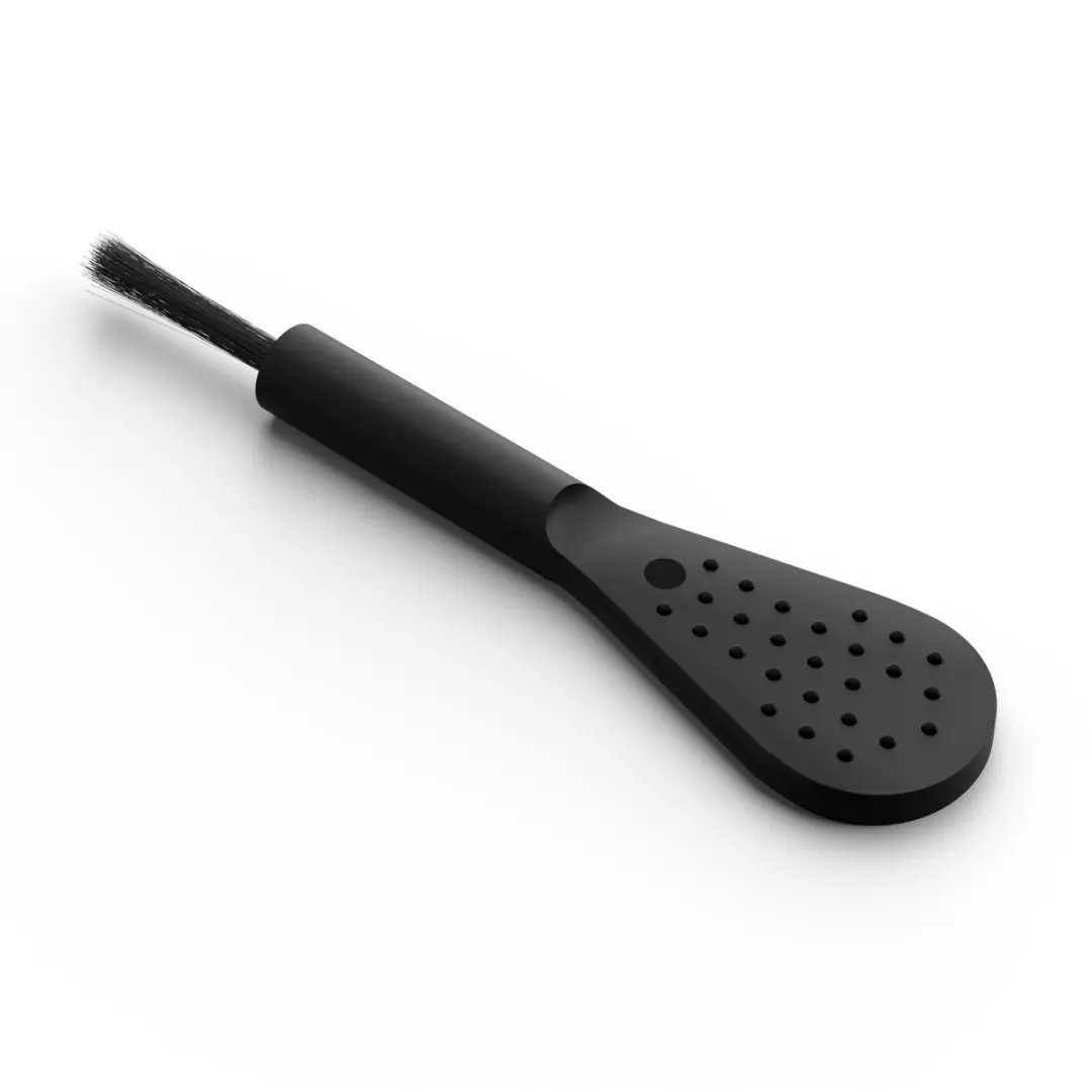 Mobile Origin CL1 USB-C Stofplug en Reinigingsborstel - Zwart/Transparant - afbeelding 3 van 6