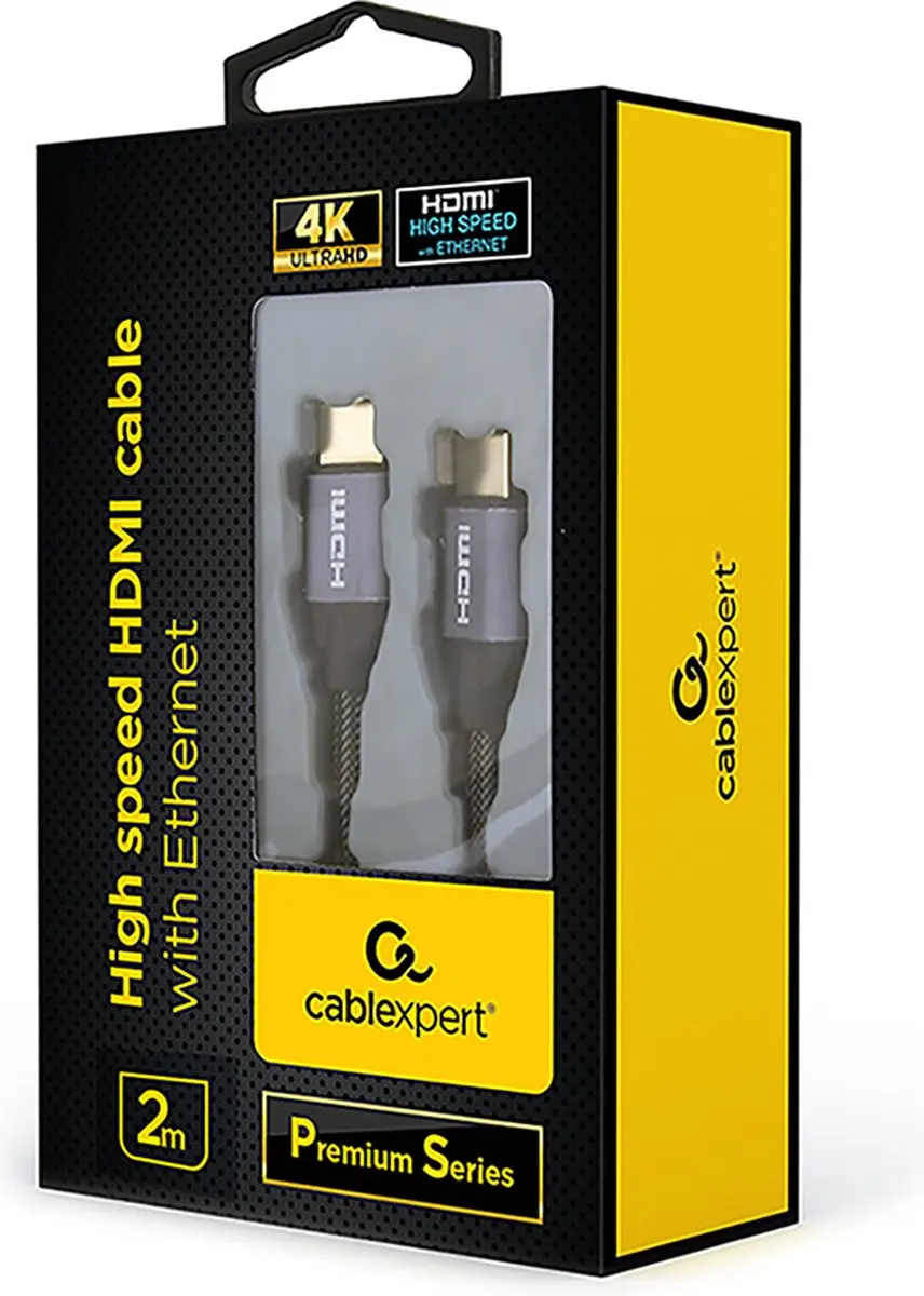 Cablexpert HDMI Select Plus CCB-HDMIL-2M - 2m - Grijs - afbeelding 5 van 5