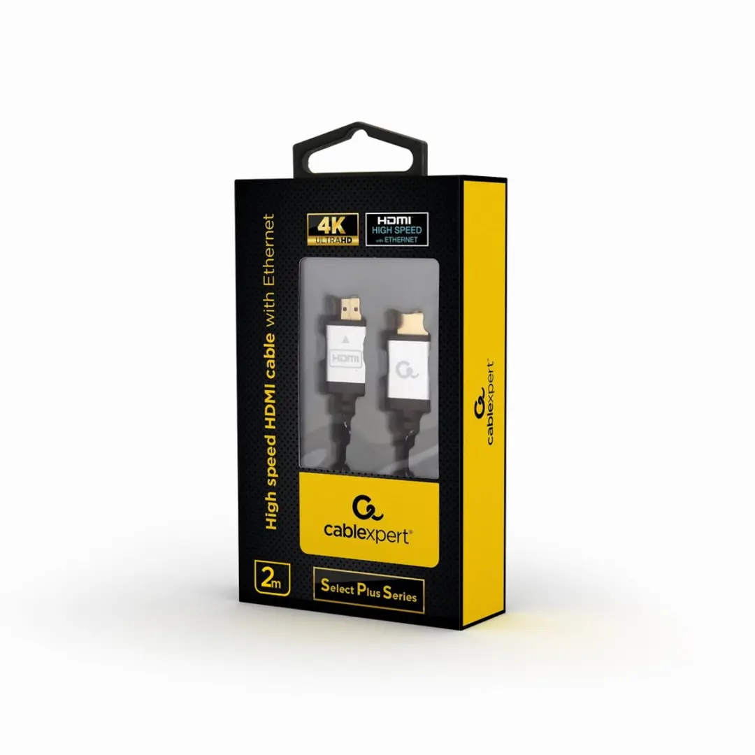 Cablexpert HDMI Select Plus CCB-HDMIL-2M - 2m - Grijs - afbeelding 2 van 5