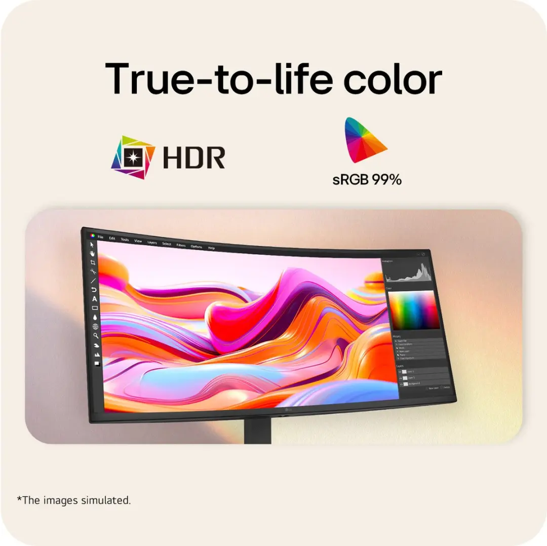 LG 34U64XB-B UltraWide Monitor 34