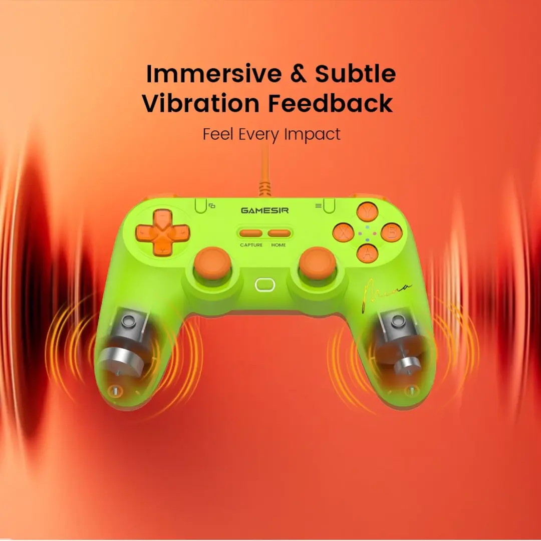 GameSir Tegenaria Lite MenaRD Controller - Groen - Hall Effect - 12 Knoppen - afbeelding 2 van 6
