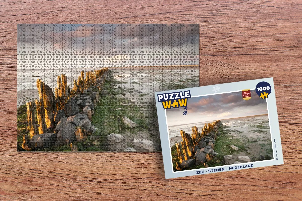 PuzzleWow Zee Legpuzzel 1000 Stuks - Multicolor