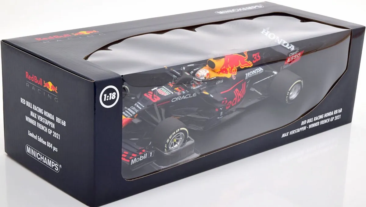 Red Bull Racing Honda RB16B #33 Minichamps - 1:18 - Red Bull Color