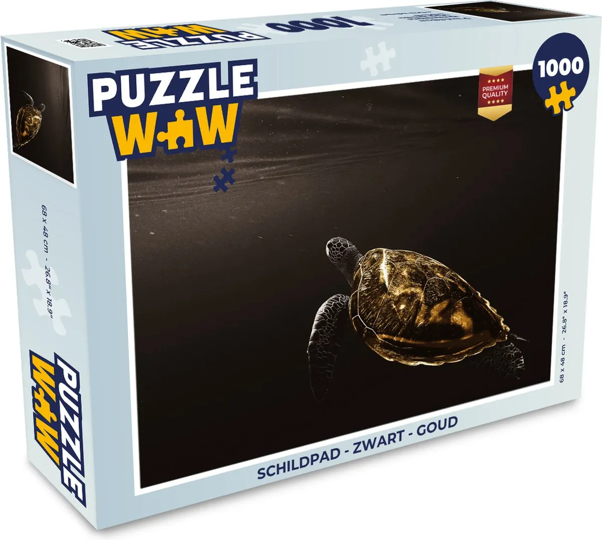 PuzzleWow Schildpad Legpuzzel 1000 Stuks