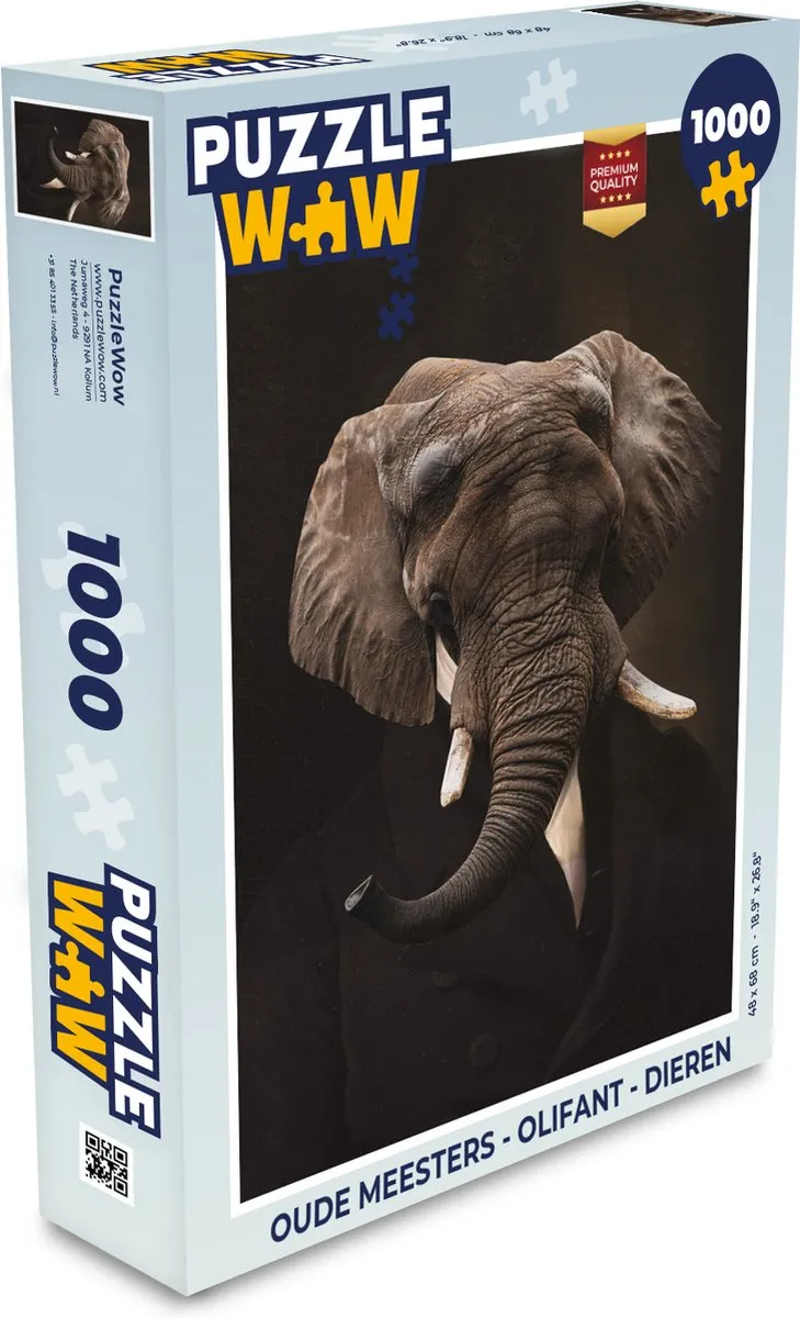 PuzzleWow Oude Meesters Legpuzzel 1000 Stuks