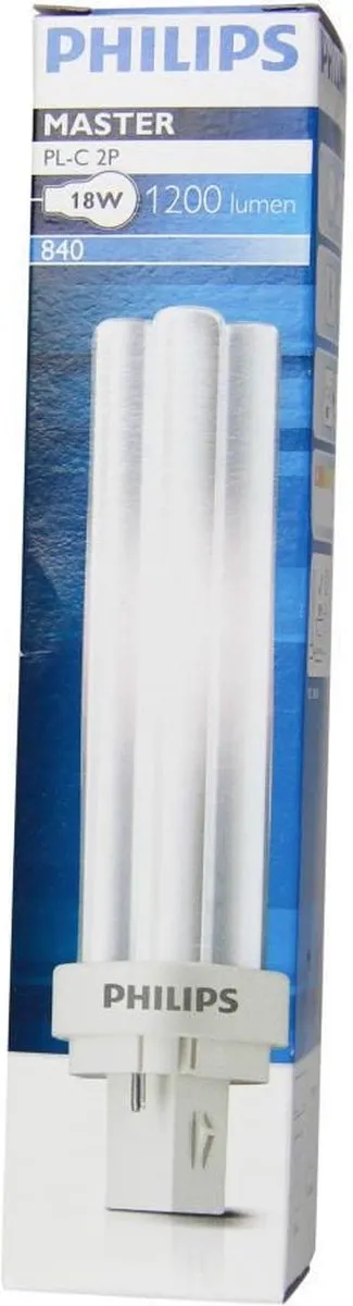 Philips MASTER PL-C 18W Koel Wit Mat