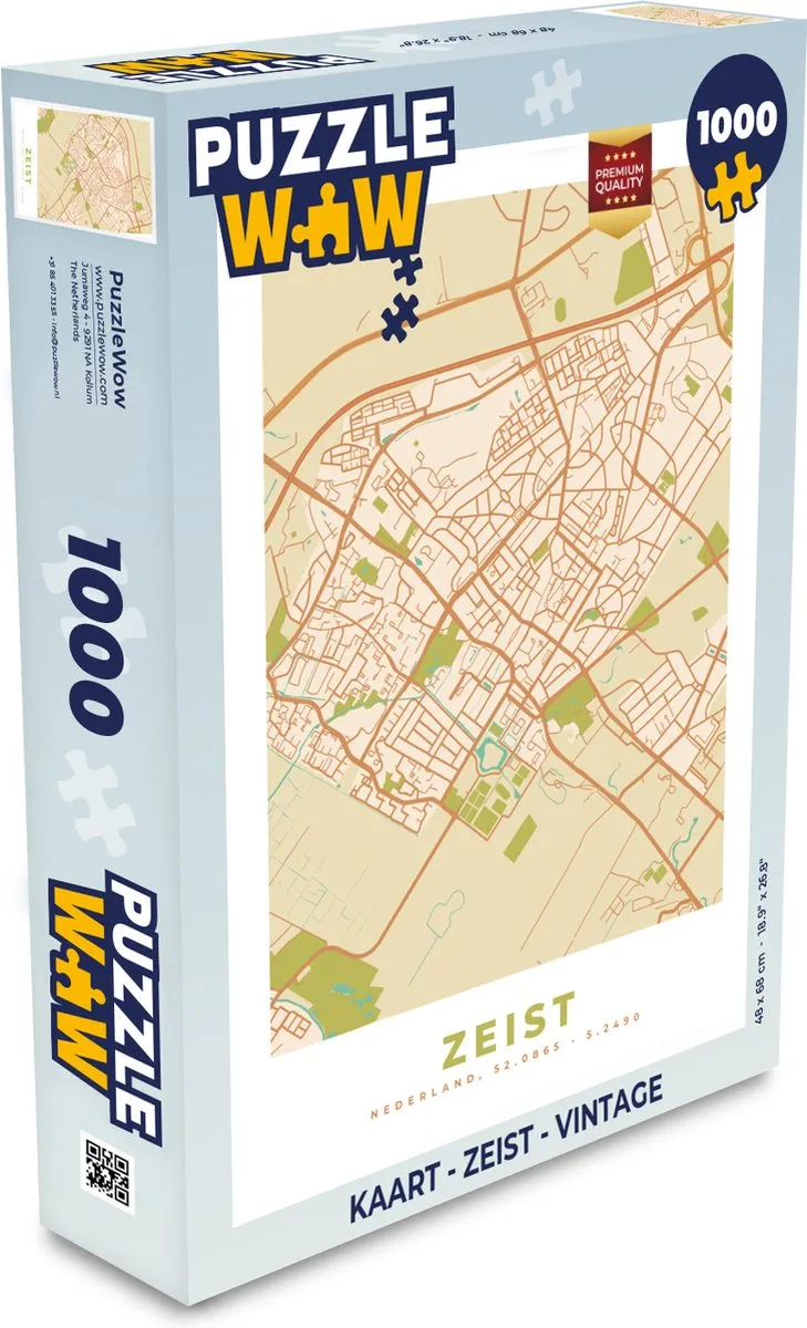 PuzzleWow Zeist Vintage Legpuzzel 1000 Stuks