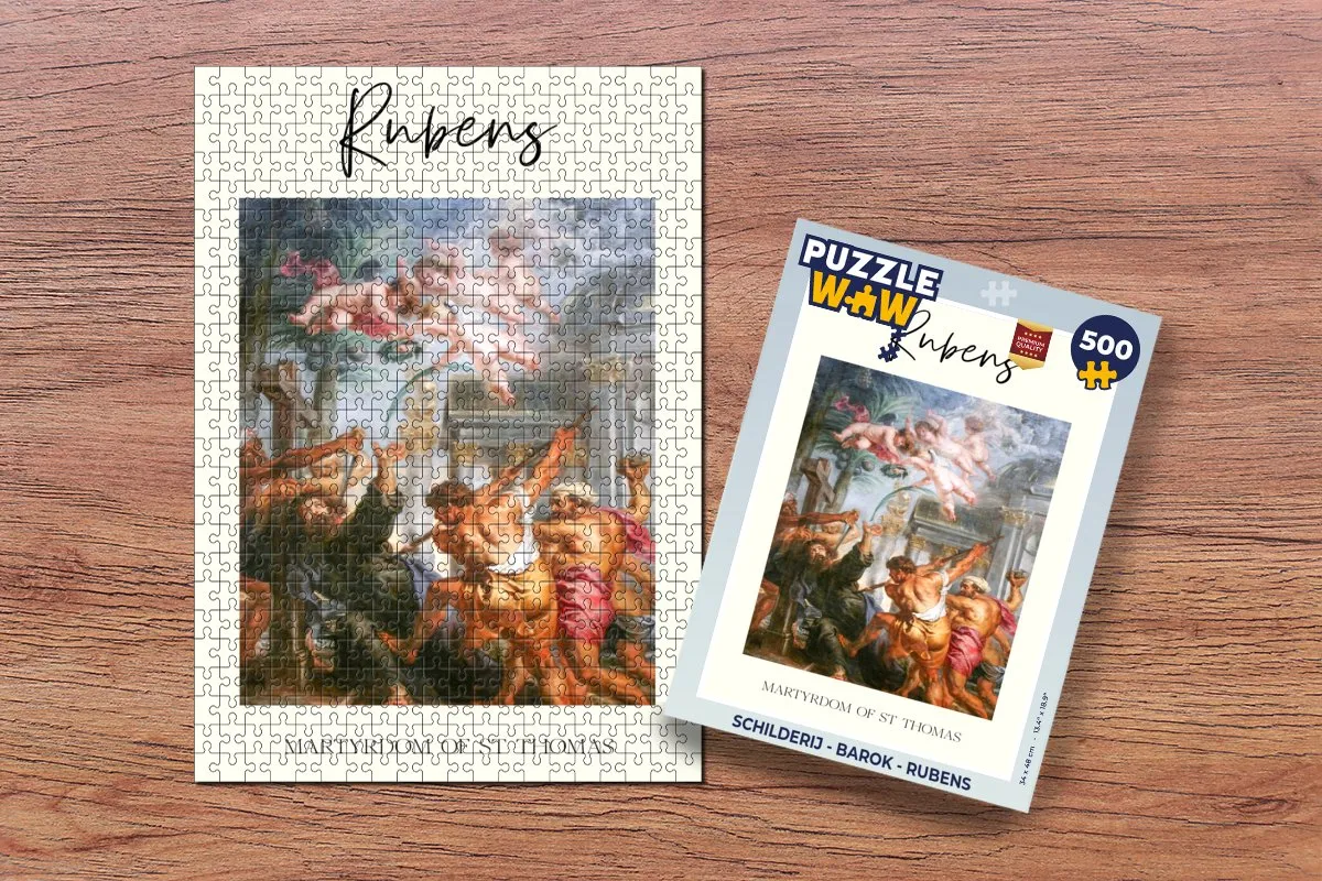 PuzzleWow Rubens Barok Legpuzzel 500 Stuks - Multicolor