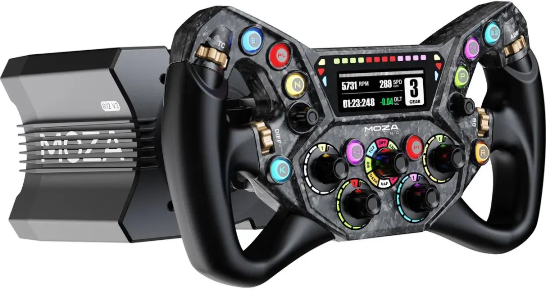 MOZA R12 V2 Wheel Base + KS Pro Steering Wheel
